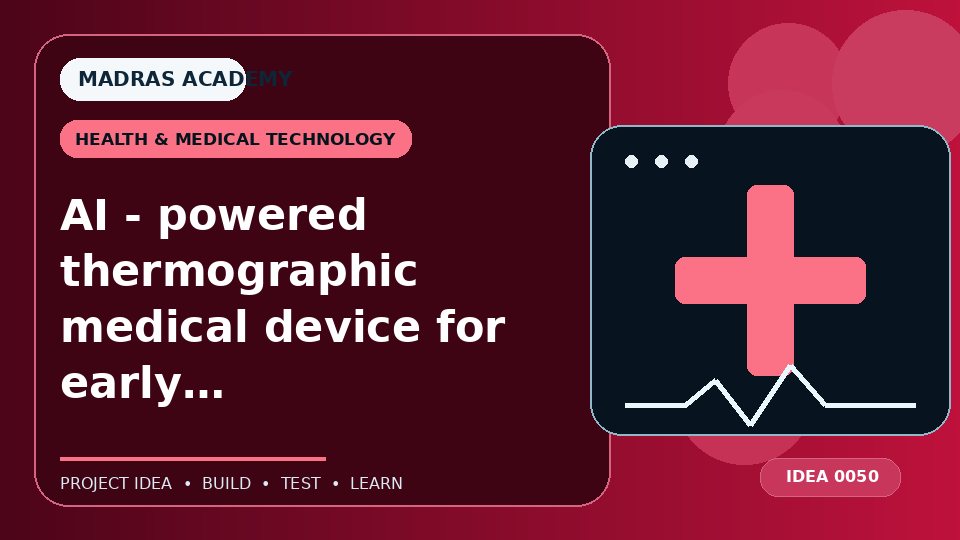 AI – powered thermographic medical device for early detection and risk assessment of diabetic foot ulcers