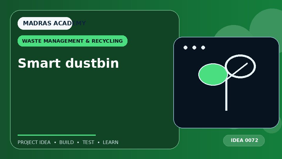 Smart dustbin