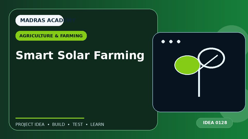 Smart Solar Farming