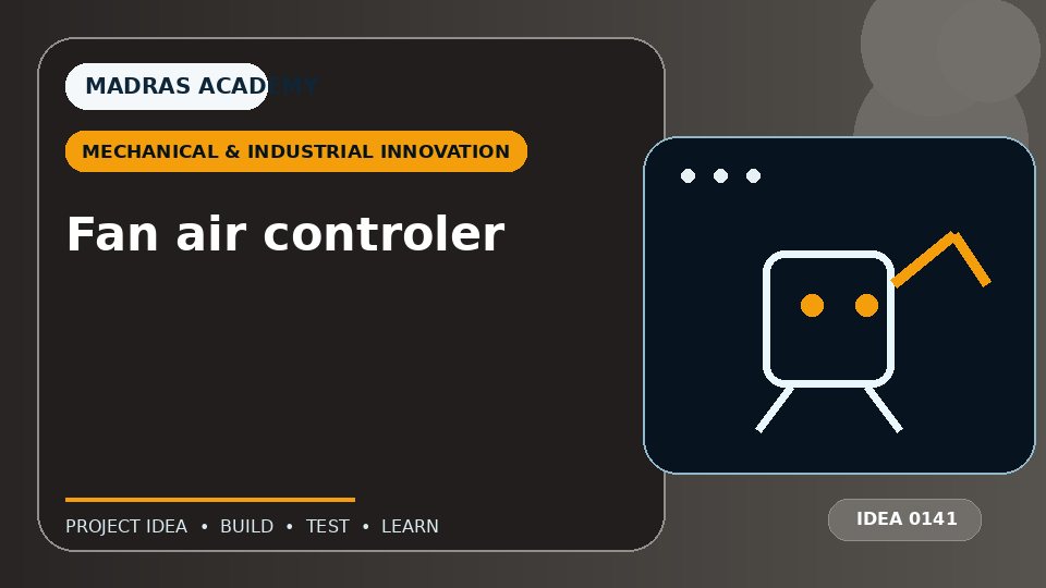Fan air controler