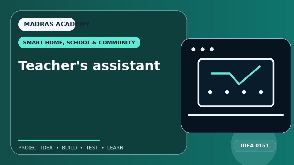 Teacher’s assistant