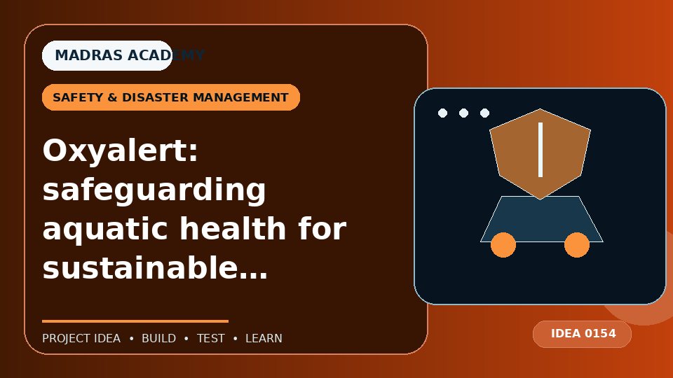 Oxyalert: safeguarding aquatic health for sustainable fish farming