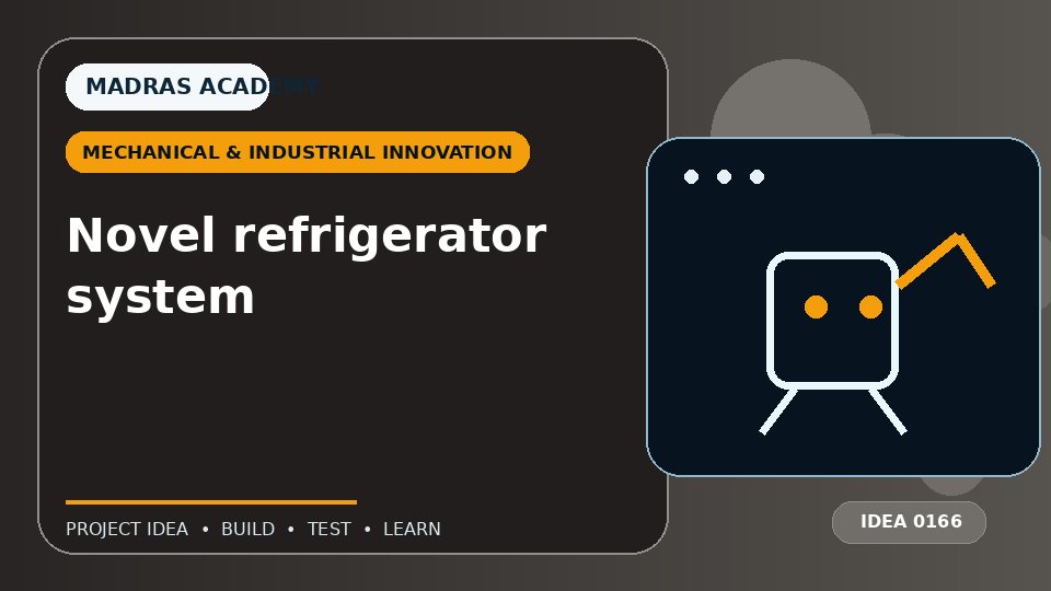 Novel refrigerator system