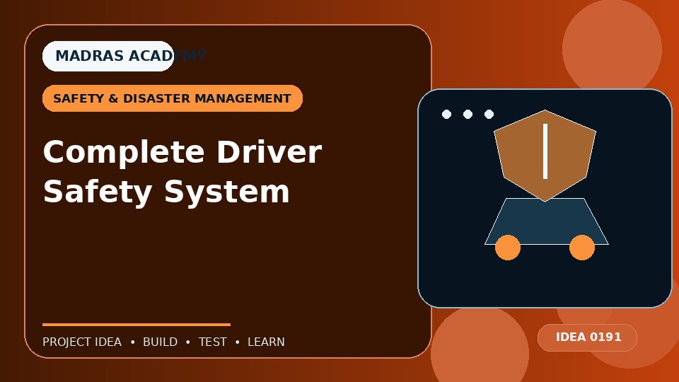 Complete Driver Safety System