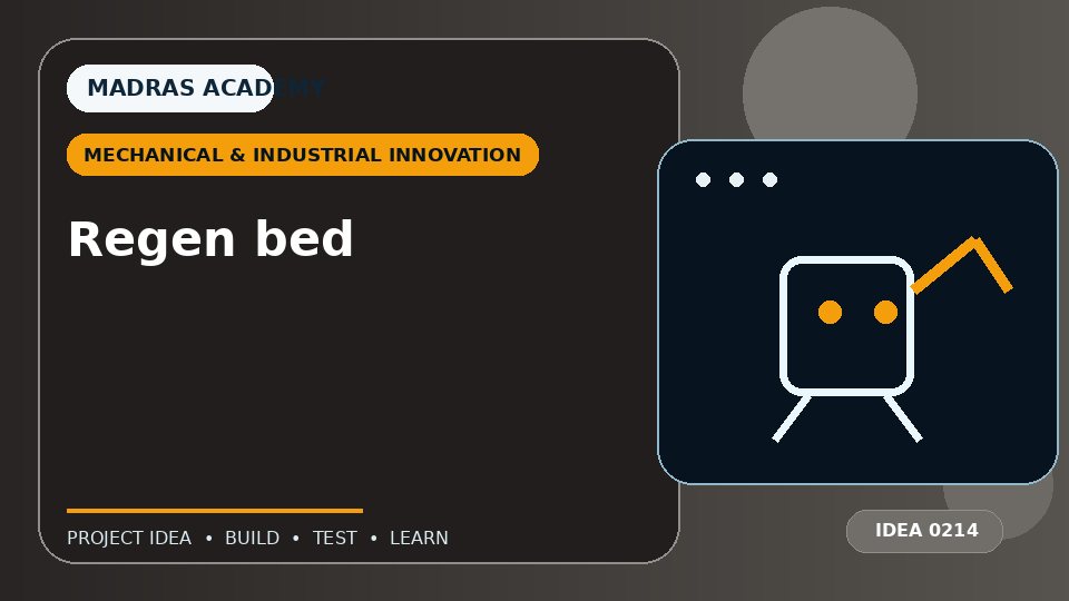 Regen bed