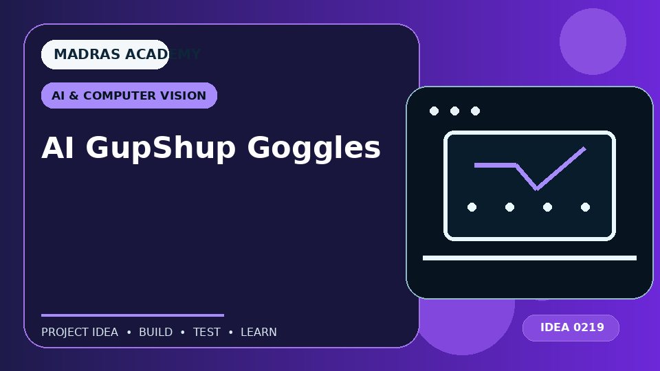 AI GupShup Goggles