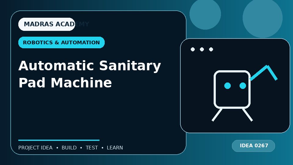 Automatic Sanitary Pad Machine
