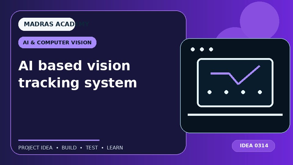 AI based vision tracking system