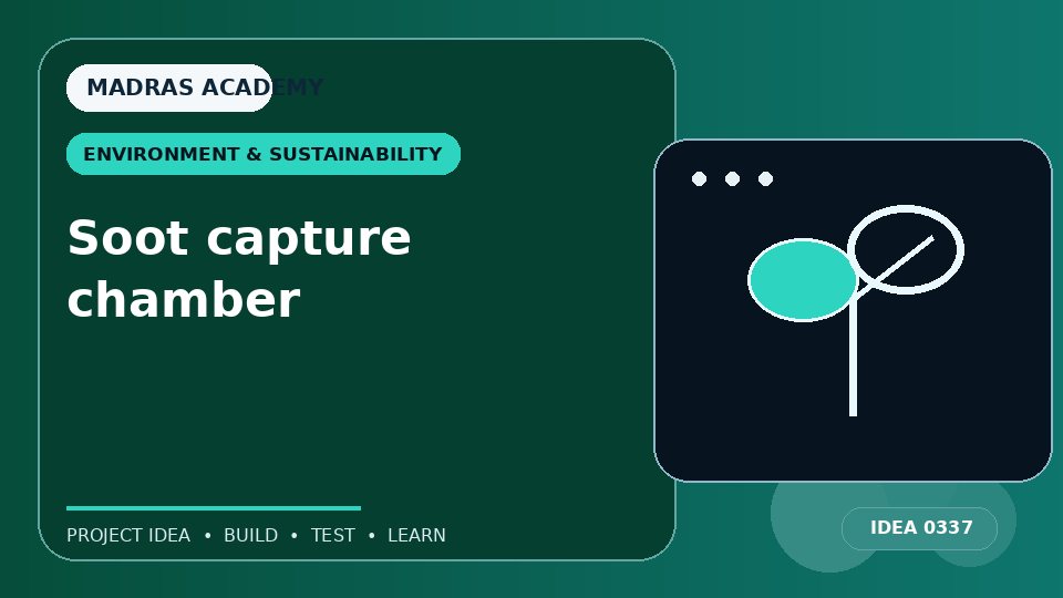 Soot capture chamber