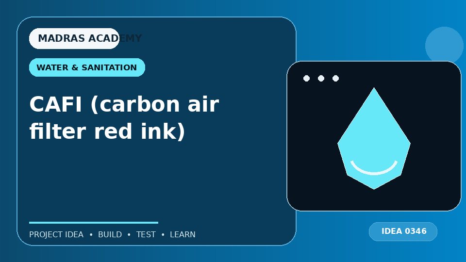 CAFI (carbon air filter red ink)
