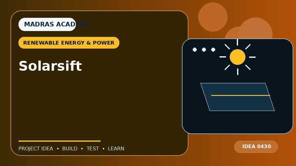 Solarsift
