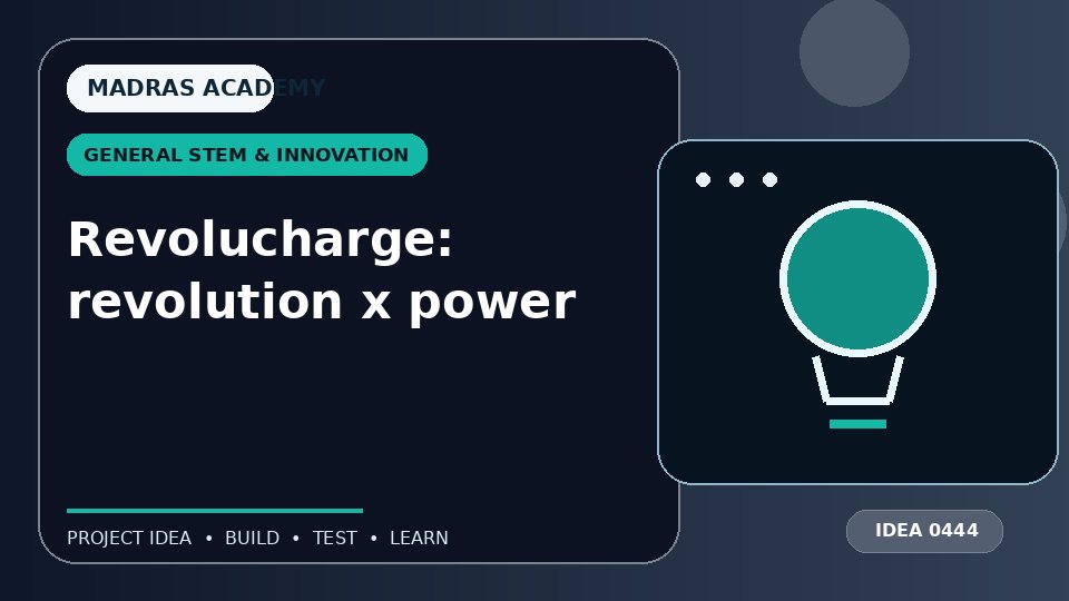 Revolucharge: revolution x power