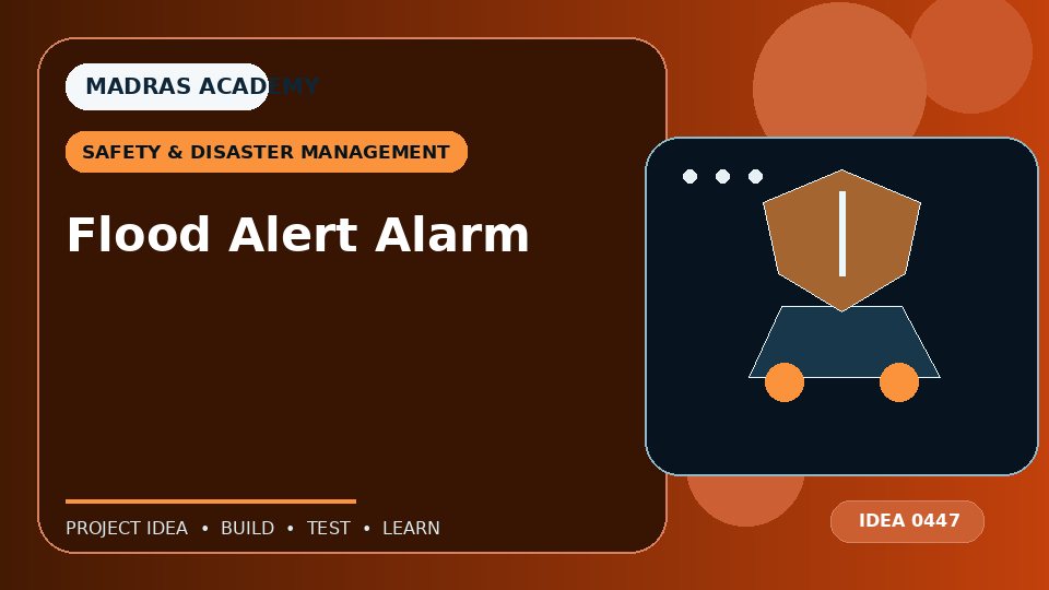 Flood Alert Alarm