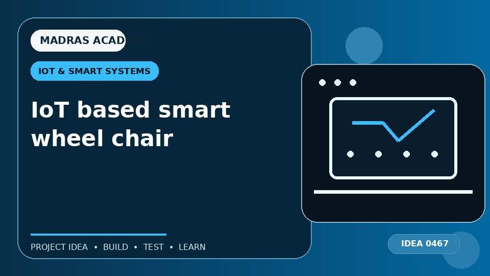 IoT based smart wheel chair