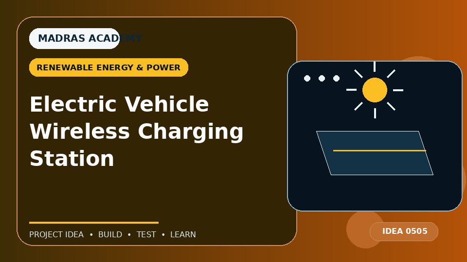 Electric Vehicle Wireless Charging Station