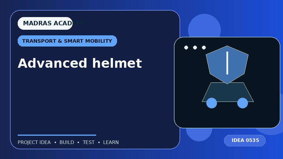 Advanced helmet