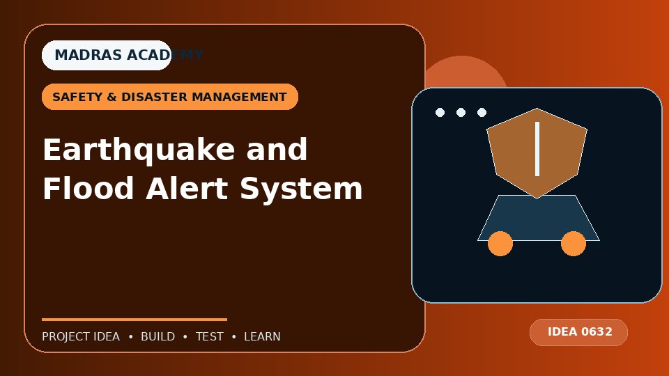Earthquake and Flood Alert System