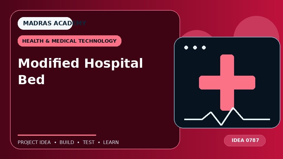 Modified Hospital Bed