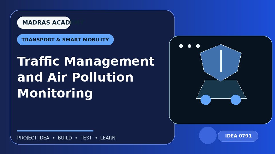Traffic Management and Air Pollution Monitoring