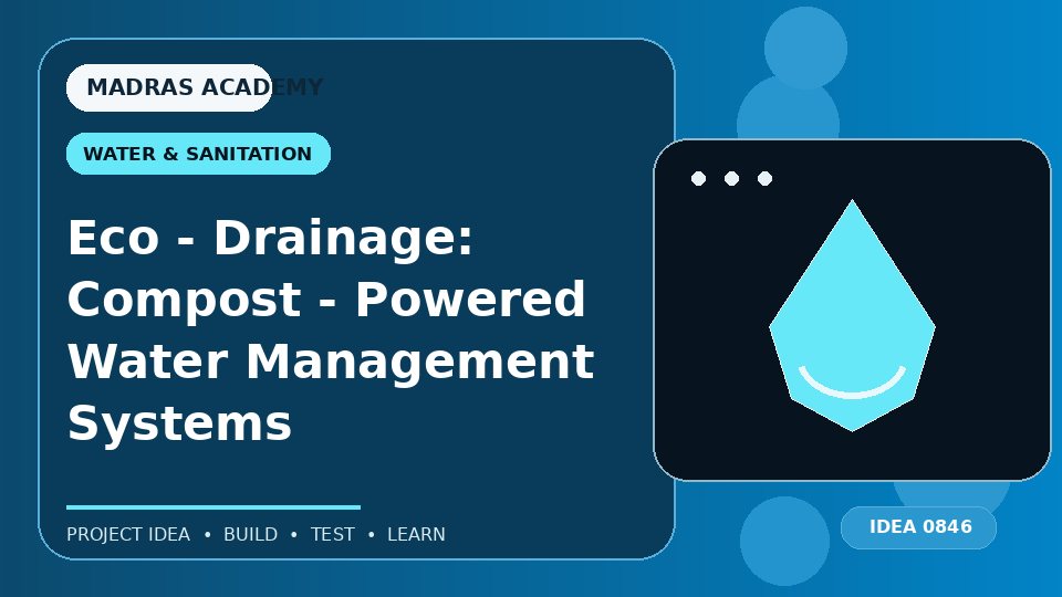 Eco – Drainage: Compost – Powered Water Management Systems