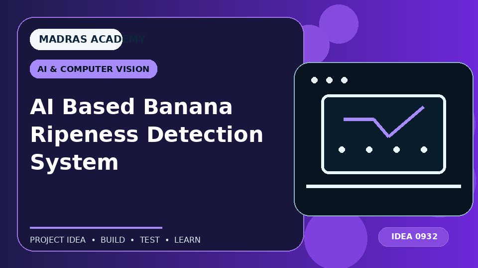 AI Based Banana Ripeness Detection System