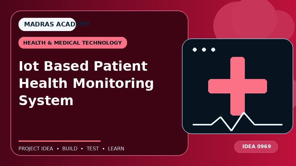 Iot Based Patient Health Monitoring System